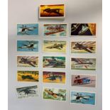 39x History of Aviation Cigarette Cards issued by Brook Bond Tea in 1950s'60s (39)