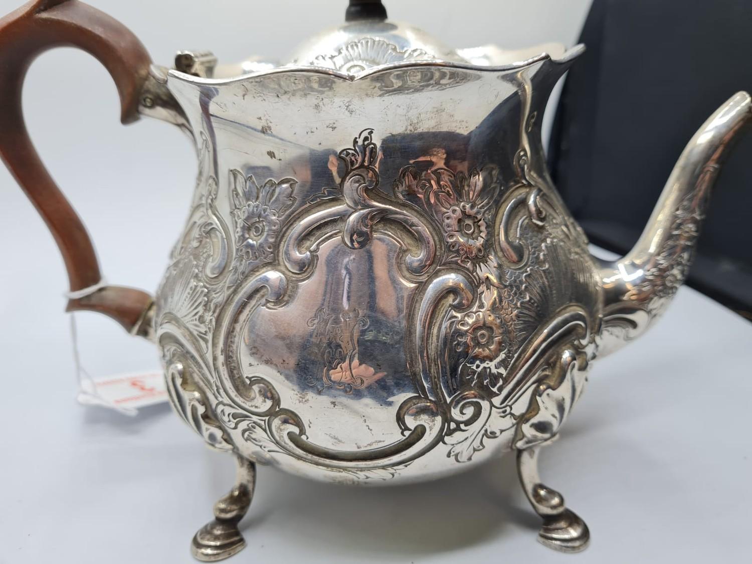 1920 Ornate Silver Teapot 766g - Image 5 of 8