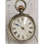 Vintage silver pocket watch Russell?s of Liverpool