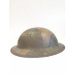 WW1 US 2nd Infant Division Doughboys Helmet (no liner) In jigsaw pattern Camouflage