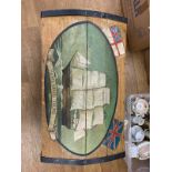 Hand painted sailors chest