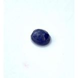 5.73ct Blue Sapphire Gemstone IDT Certified