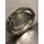 Sterling silver Aspreys hallmarked and stamped tray, weight 1881g