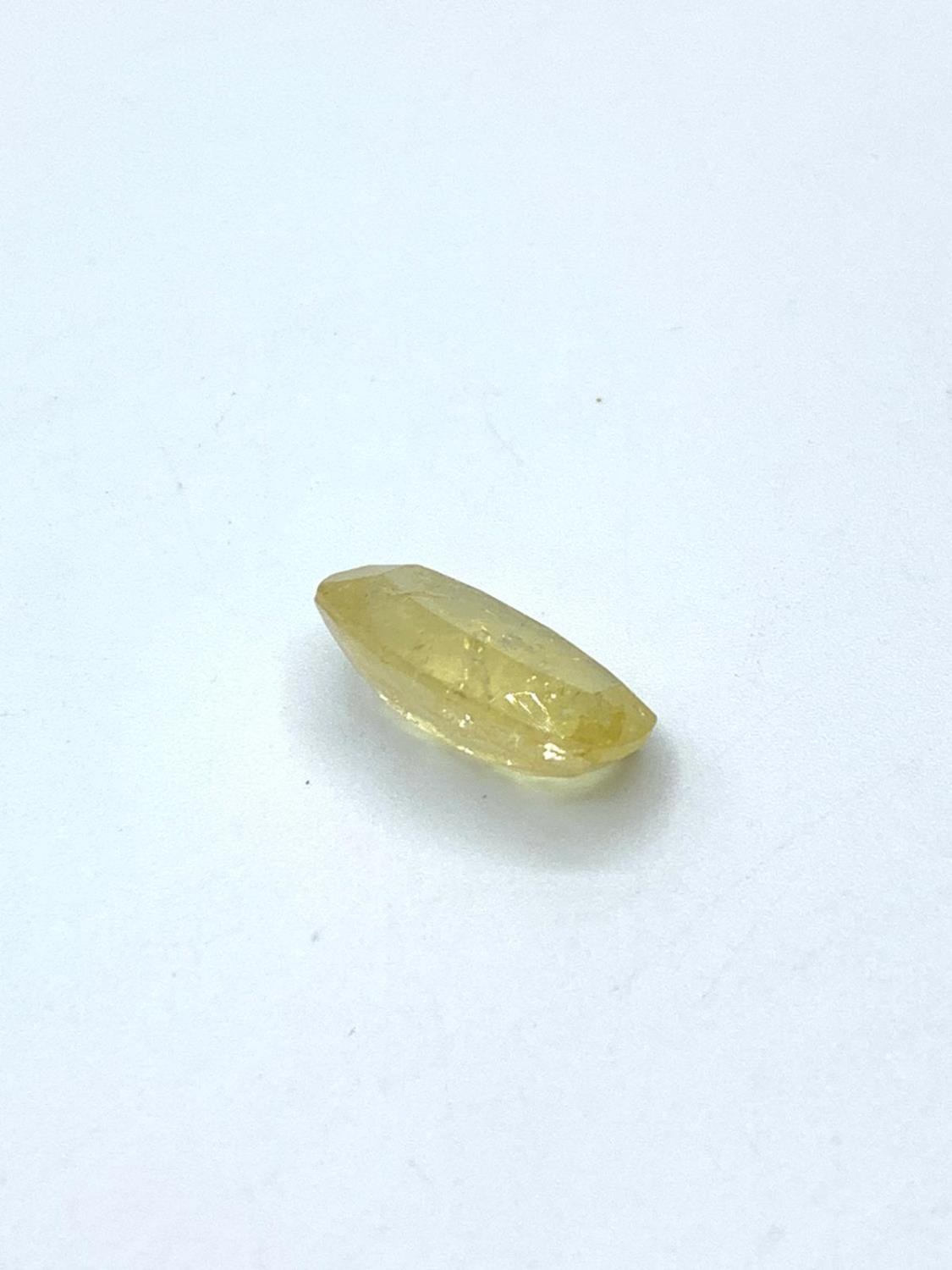 6.43 Ct Natural Heliodor. GJSPC Certified - Image 2 of 3