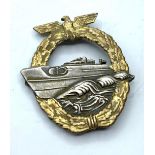 Original S boat cap badge