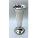 Mappin & Webb Silver Plated Trumpet Vase.