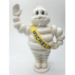 A vintage French cast iron MICHELIN MAN money box. Height: 22.5cm (Not to be confused with modern