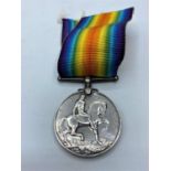 First World War MEDAL awarded to Private F. Bennett of the Queens Regiment.