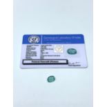 1.40 Ct Natural Emerald GLI Certified