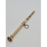 9ct Gold Toothpick, 2.9g