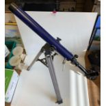 Tasco telescope on tripod, galaxsee skywatch model complete with instruction booklet and C.D (AF)