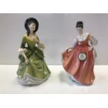 Two Doulton figurines: Sandra and Fair Lady