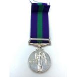 Palestine Medal 45-48 with Ribbon, Awarded to Gunner J. Verity of the Royal Artillery Original Medal