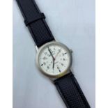 Pegasus Stainless Steel White Face Quartz Wristwatch, Working Order.