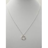 Alex Monroe Sterling silver floral pendant pendant on chain, weight 2.7g