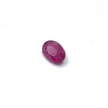 4.13 Ct Ruby. GJSPC Certified