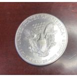 United States Silver Liberty Walking Lady Dollar, 99.9% Pure Silver.