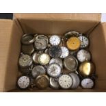 Large amount of Antique vintage POCKET WATCHES etc. Spares or Repair.