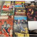 12x issues of 1980s Warrior magazines