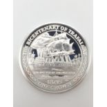 Silver Trafalgar Crown 2005 minted to commemorate the 200th anniversary of Nelson's victory at the