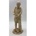 Bone Chinese STATUE. 34cm tall.