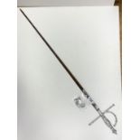 Ornate semi-hilt RAPIER. Needs repair.