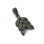 Marcasite PENDANT. 3.2g 3cm total length