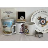An interesting lot of Royal Air Force collectables to include a Silver £5 Coin for 2010