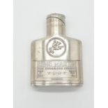 Vintage Meme Martin Brandy bottle LIGHTER. Rare metal miniature with full bottle markings. Lighter