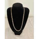 Silver Curb Chain Necklace of Superior Quality. 50cm Approx, 21.9 Grams approx. Excellent Condition.