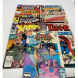 24x copies of DC/Marvel comics to include Spiderman, Fire Storm, Action comic, Thor etc