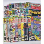 50x issues of 1980s Spiderman Marvel comics