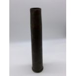 INERT WW2 Bofors Anti Aircraft Gun Shell Case Dated 1939.