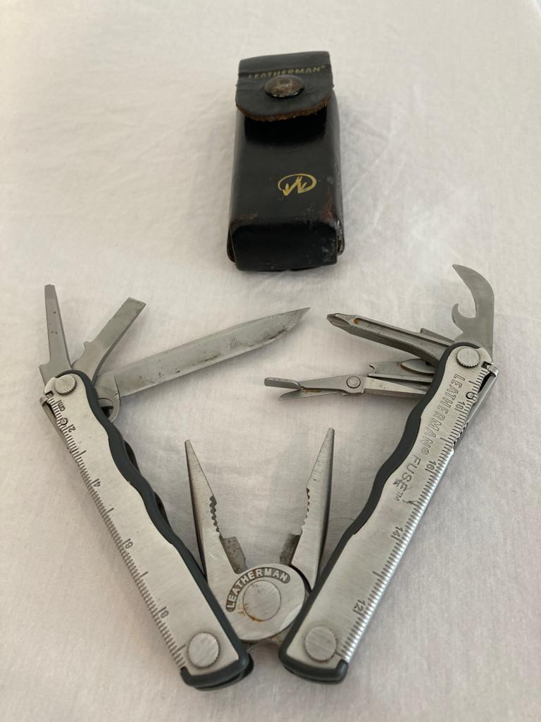 Genuine Leatherman Multi-Tool, Leatherman 'Fuse' Model. Complete with Original Leather Pouch. - Image 2 of 2