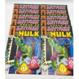 10x copies of Marvel comics 'The Hulk' June 1984 (one is mint condition)