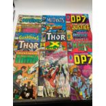 14x 1980 Marvel comics to include the Defenders , the New Guardians , Thor etc