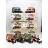 6 x Corgi MODELS Public Transport: to include selection of Thorneycroft Buses . All boxed and as