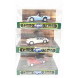 Corgi MODEL Cars - to include TR3A Soft Top, Triumph TR3A Open Top and MGA Soft Top