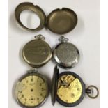 3 x vintage POCKET WATCHES. A/F