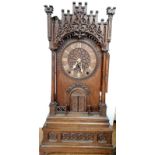 Antique Furtwangen chiming musical trumpeter clock by Emilian Wehrle (1832-1896) -famous for his