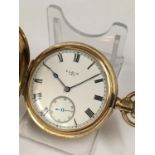 Vintage Elgin full HUNTER POCKET WATCH. missing glass. A/F