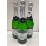 3x bottles of BRUT Perasecco