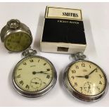 2 x vintage POCKET WATCHES plus one other. A/F