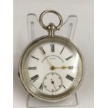 Antique silver POCKET WATCH. Fattorini and sons Bradford. A/F