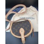 Louis Vuitton Shoulder BAG, as new in Half Drum shape. 15 x 18 cm
