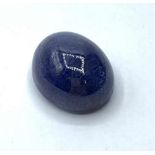 23cts cabochon Tanzanite Gemstone, 18.08x14.56x9.93mm