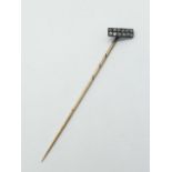 Antique 18ct gold stick pin