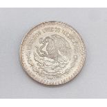 1 Onza(ounce) pure silver 1991 Mexican commemorative COIN.