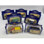 35 x Lledo Assorted Dinky sized collectible advertising vehicles. All boxed and as new.
