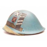 Northern Ireland Memorial Painted Helmet.